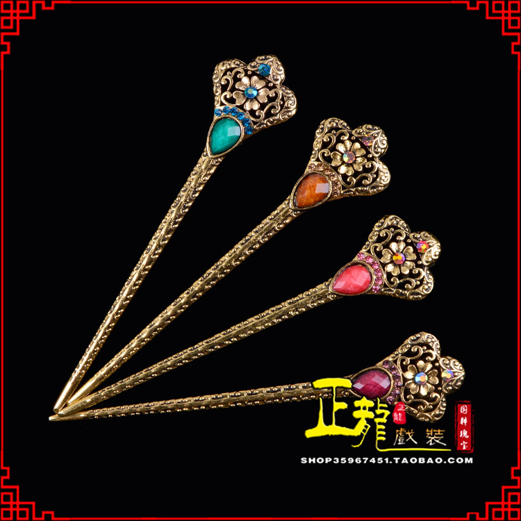 宁波头饰老旦青衣员外夫人簪子 老旦发簪