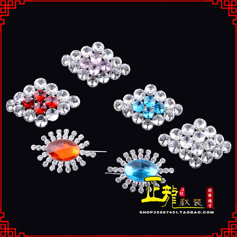 宁波花旦青衣小姐水钻领花胸花胸针 领扣