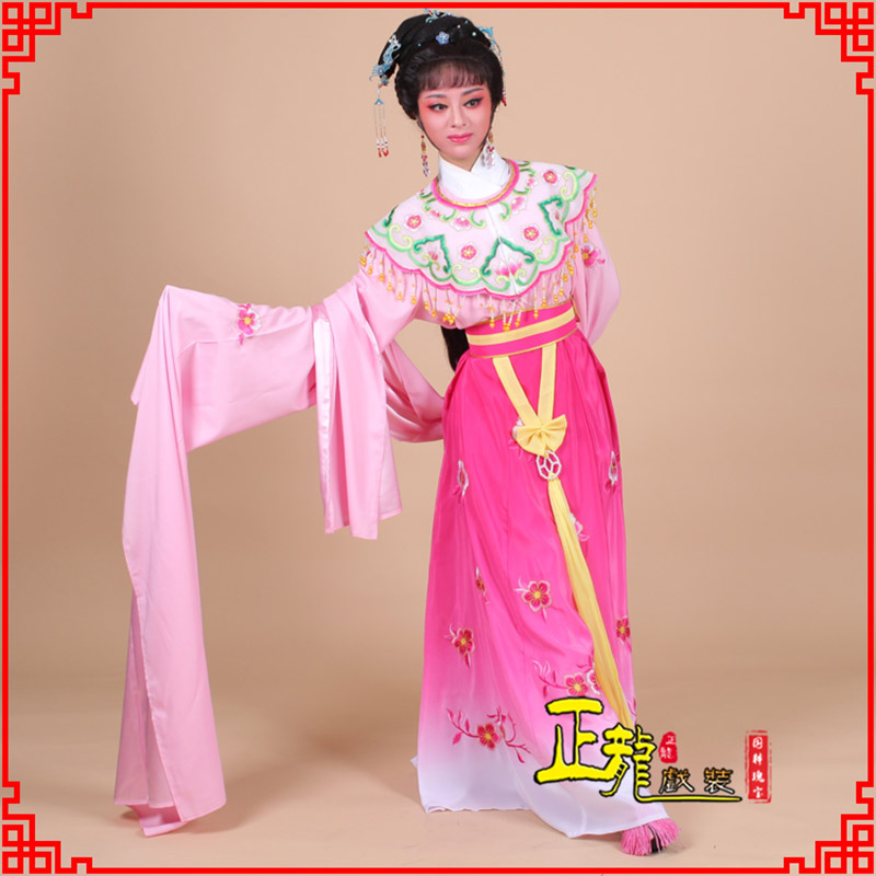 宁波水袖青衣练功花旦服 梅花古装衣
