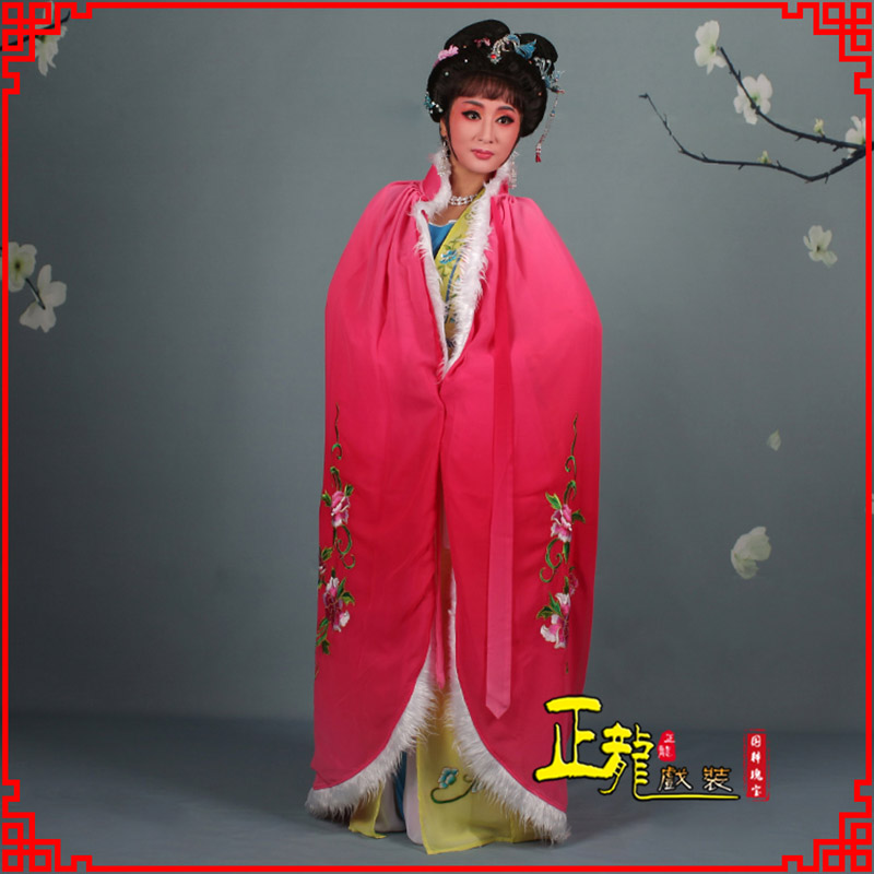 宁波小花旦绣花斗篷 花旦披风