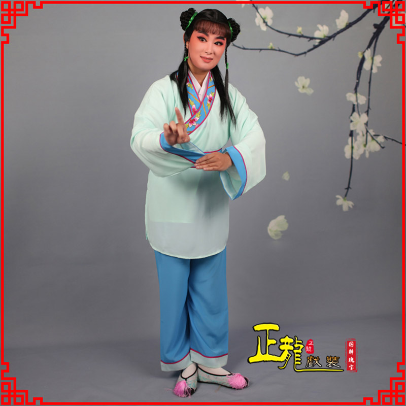 宁波歌仔戏童生小孩影视银心四九服 书童衣